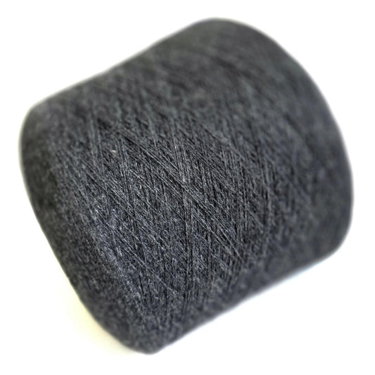 100% Cashmere Yarn - 2/26Nm - 1300m per 100g - Charcoal Ash Melange