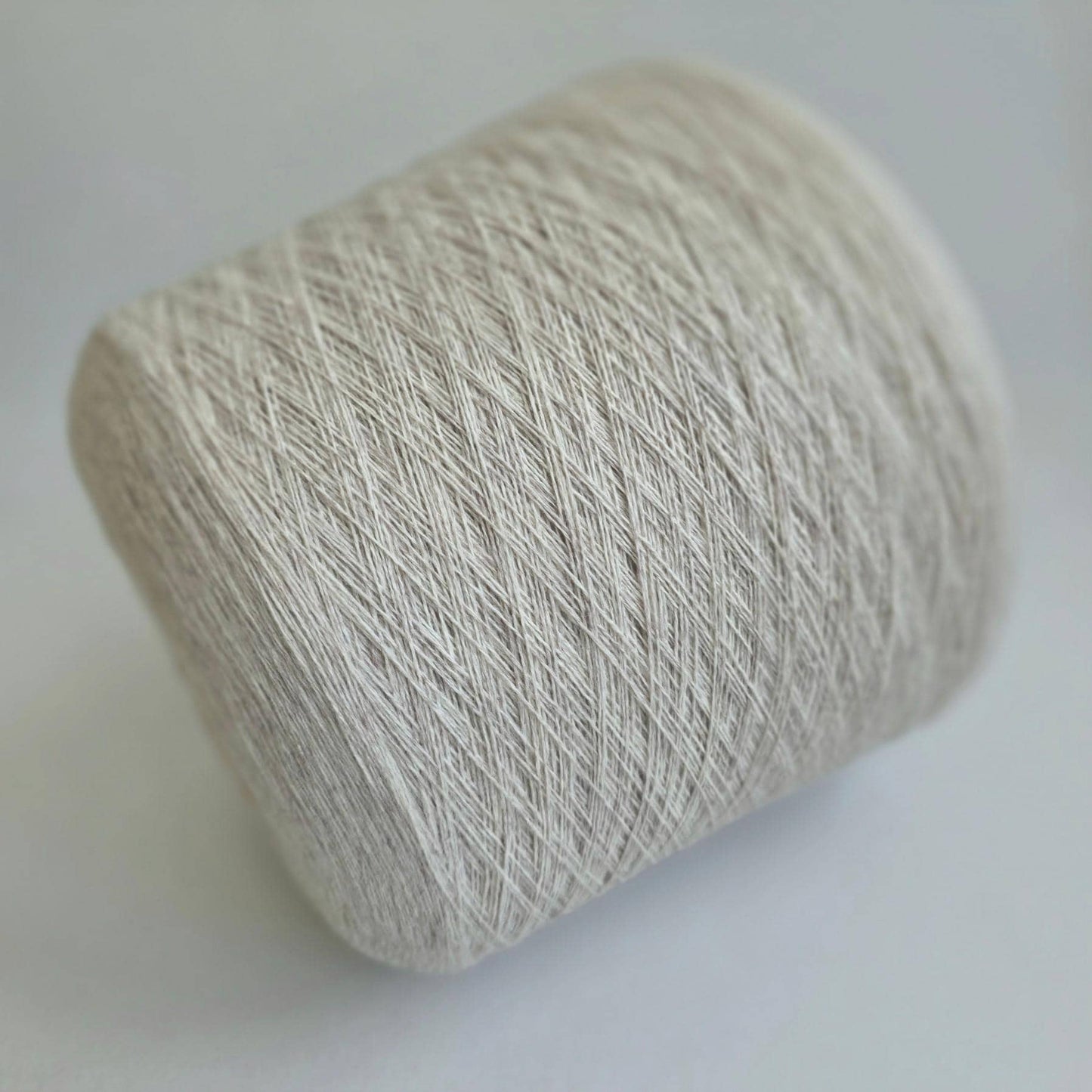 Loro Piana Italian 100% Cashmere Yarn - 2/26Nm - 1300m per 100g - Cream Melange
