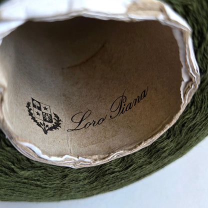 Loro Piana Italian 100% Cashmere Yarn - 2/26Nm - 1300m per 100g - Olive Green