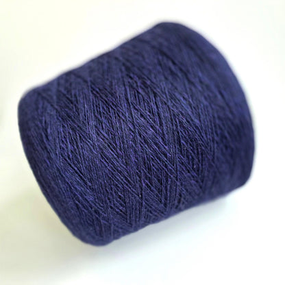 100% Yak -  Light Fingering - 1100m/100g - Navy Blue & Purple AB