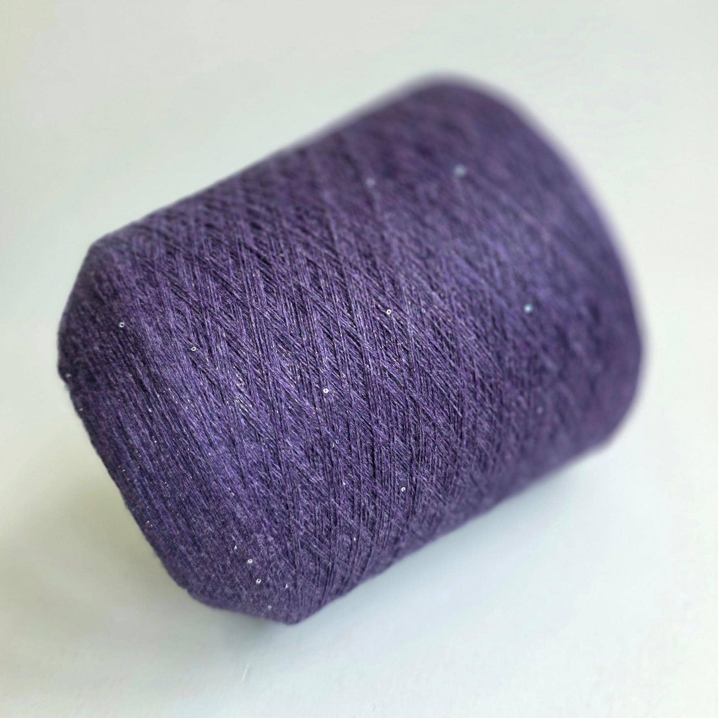 100% Cashmere Yarn - 2/26Nm - 1300m per 100g - Royal Purple Sparkling