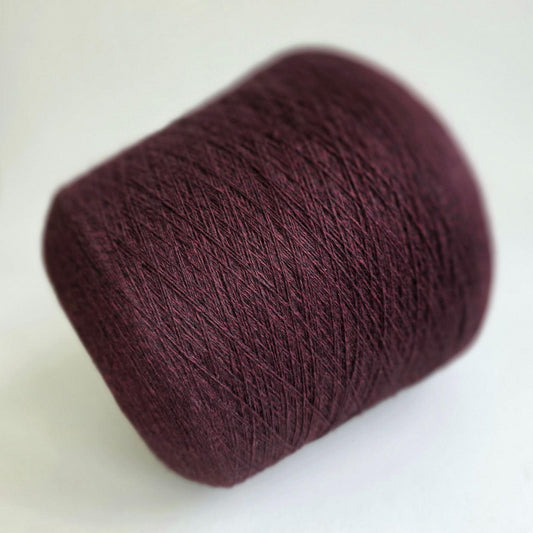 Loro Piana Italian 100% Cashmere Yarn - 2/26Nm - 1300m per 100g - Deep Red AB