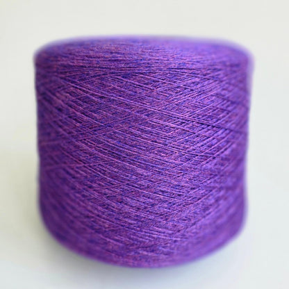 100% Cashmere Yarn - 2/25Nm - 1300m per 100g - Purple Pink Melange