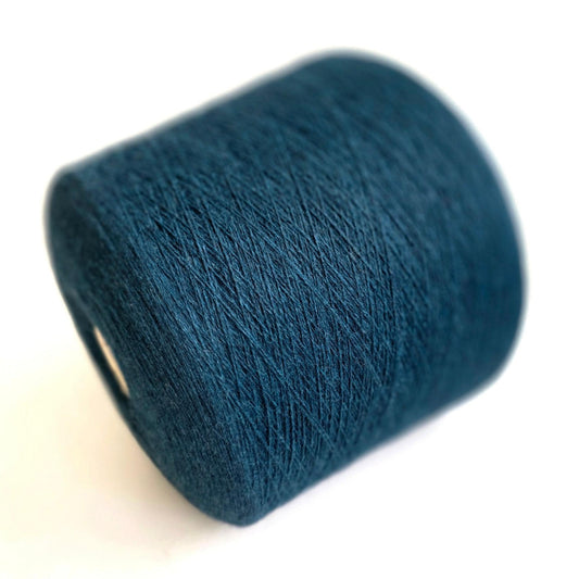 Loro Piana Italian 100% Cashmere Yarn - 2/26Nm - 1300m per 100g - Dark Teal Blue