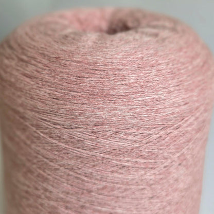 100% Cashmere Yarn - 2/26Nm - 1300m per 100g - Light Rose Pink Melange