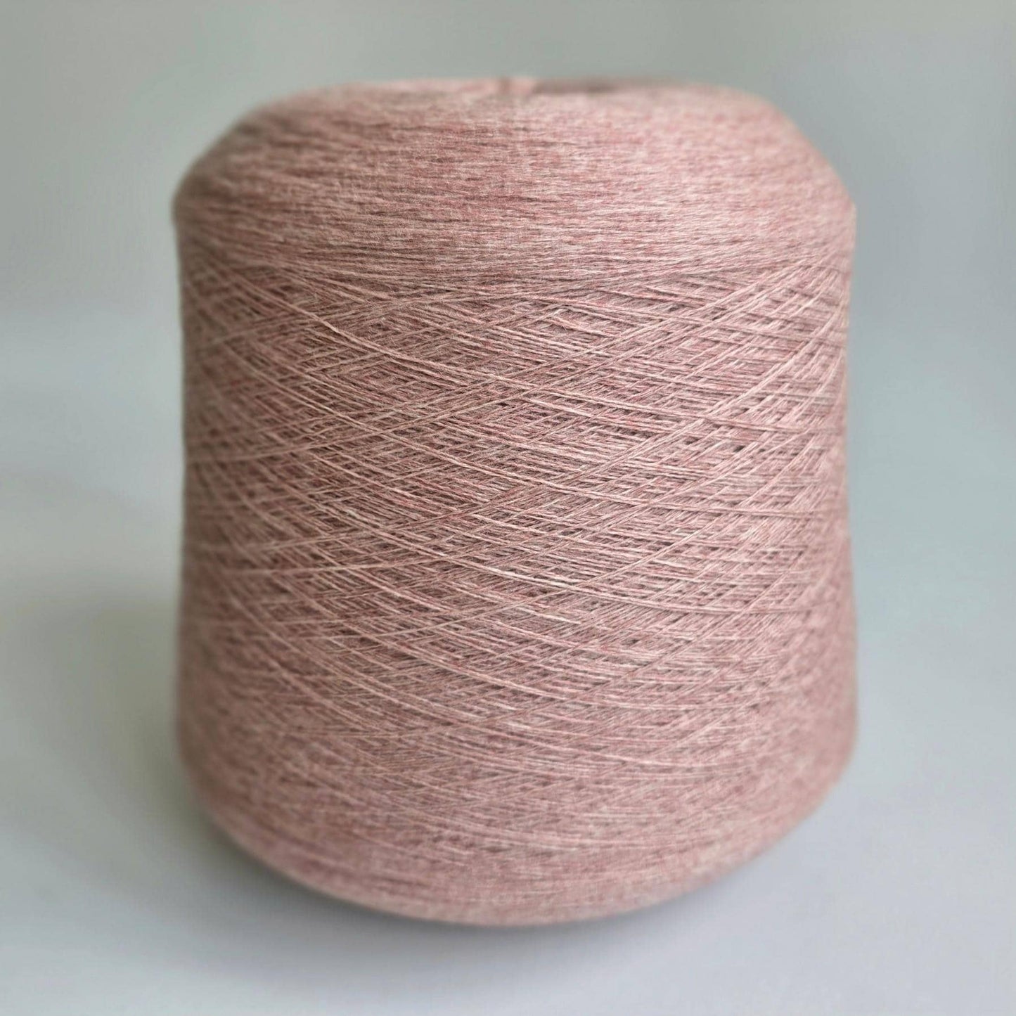 100% Cashmere Yarn - 2/26Nm - 1300m per 100g - Light Rose Pink Melange