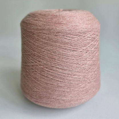 100% Cashmere Yarn - 2/26Nm - 1300m per 100g - Light Rose Pink Melange
