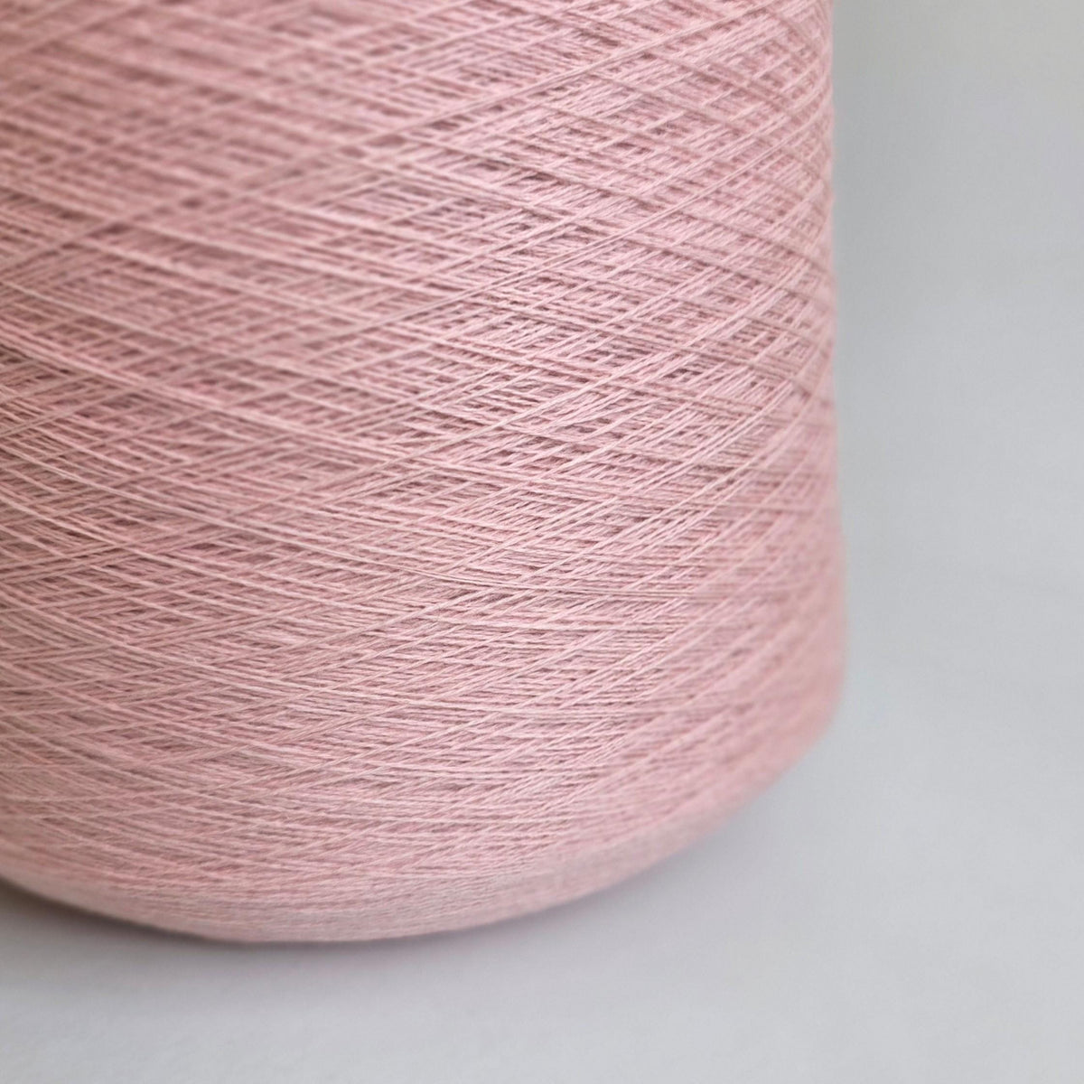 Loro Piana Italian 100% Cashmere Yarn - 2/27Nm - 1350m per 100g - Warm Light Pink - Front View