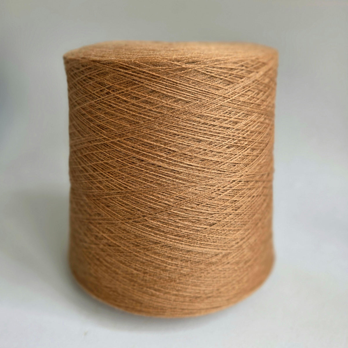 Loro Piana Italian 100% Cashmere Yarn - 2/26Nm - 1300m per 100g - Dark Camel - Angle 5