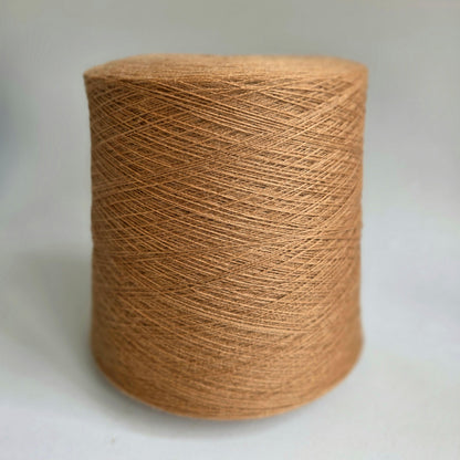 Loro Piana Italian 100% Cashmere Yarn - 2/26Nm - 1300m per 100g - Dark Camel - Angle 5