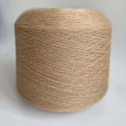 Loro Piana Italian 100% Cashmere Yarn - 2/26Nm - 1300m per 100g - Tan - Angle 4