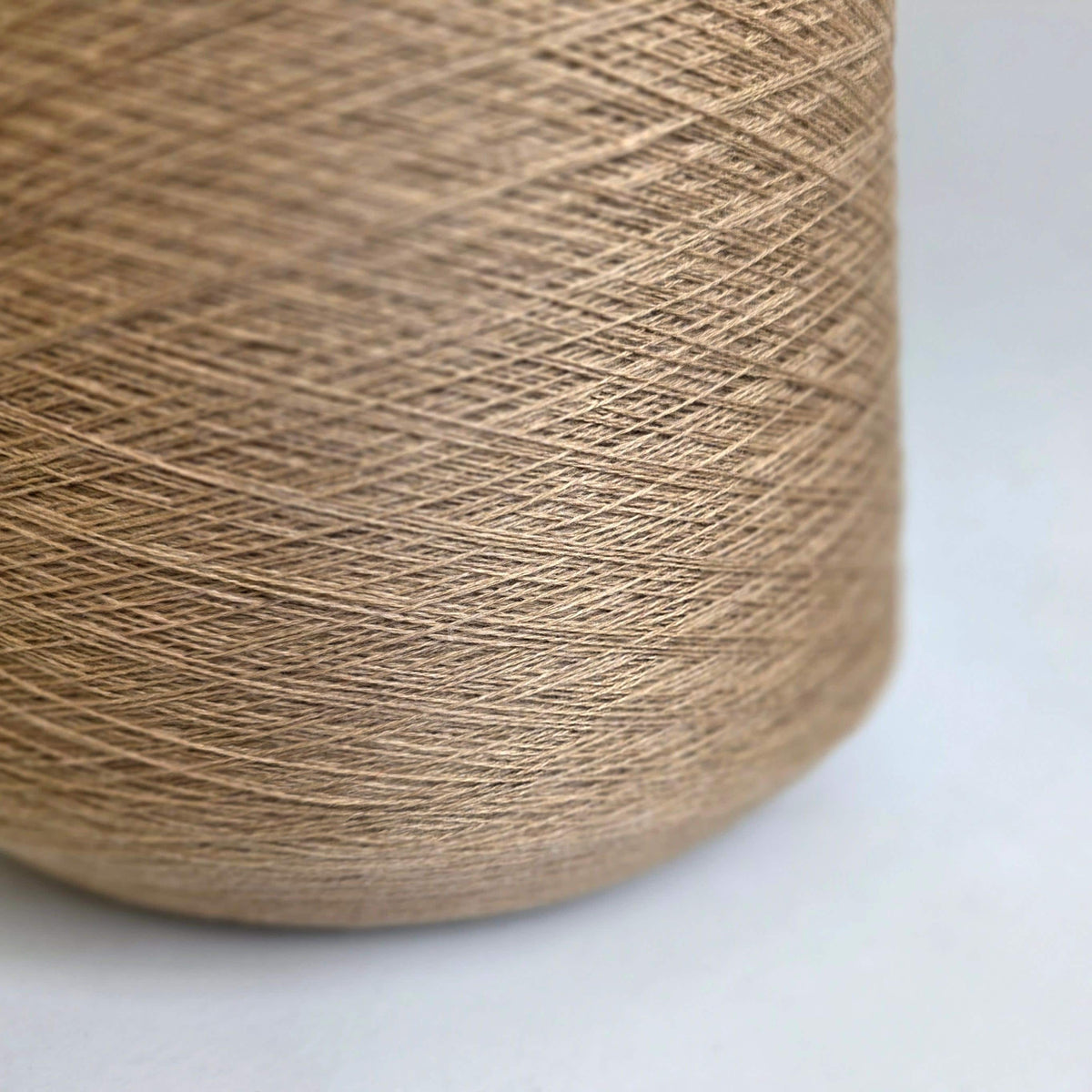 Loro Piana Italian 100% Cashmere Yarn - 2/26Nm - 1300m per 100g - Tan - Front View