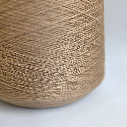Loro Piana Italian 100% Cashmere Yarn - 2/26Nm - 1300m per 100g - Tan - Front View