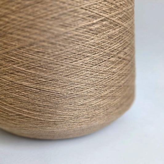 Loro Piana Italian 100% Cashmere Yarn - 2/26Nm - 1300m per 100g - Tan - Front View