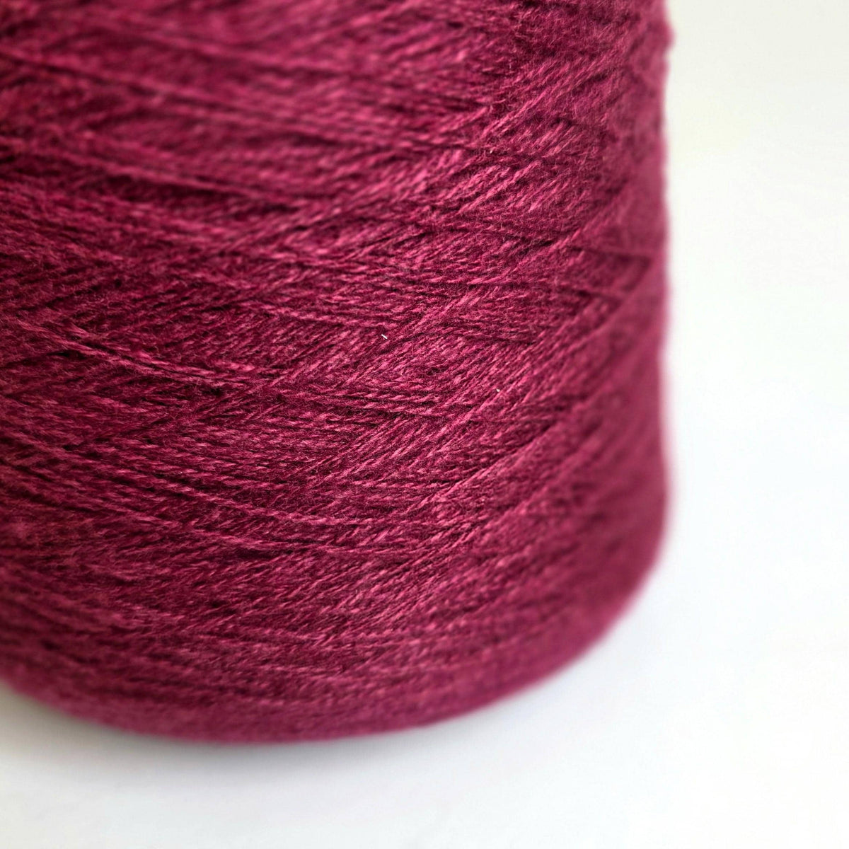 Wine Red 75/25 Cashmere/Mulberry Silk- 2/16Nm - 800m per 100g - Very Lush and Soft - Front View